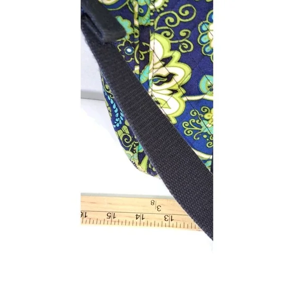 Vera Bradley Messenger Rythm & Blues Pattern Laptop Attache Convertible Strap - Picture 9 of 13